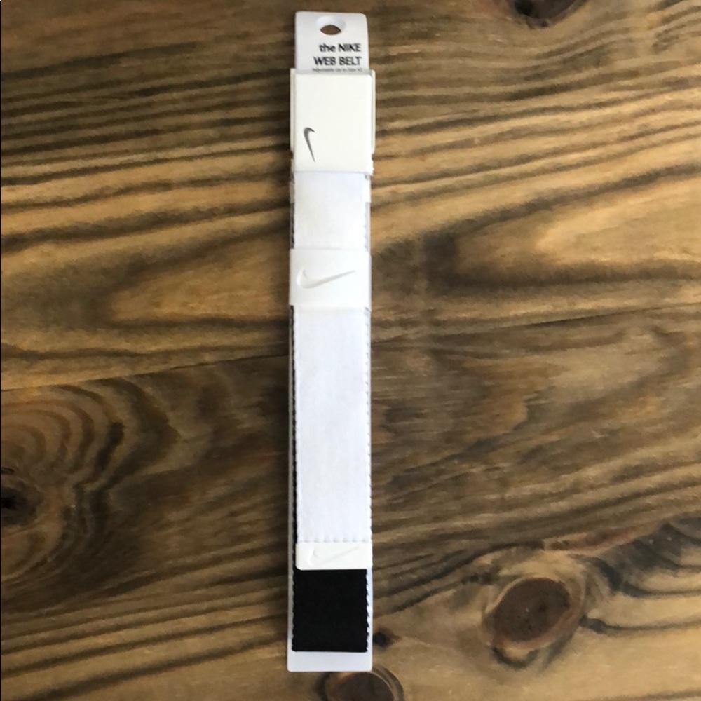 Nike web belt
